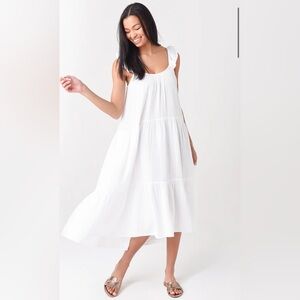 Xirena Rumer Gauze Dress in White, Size Small
